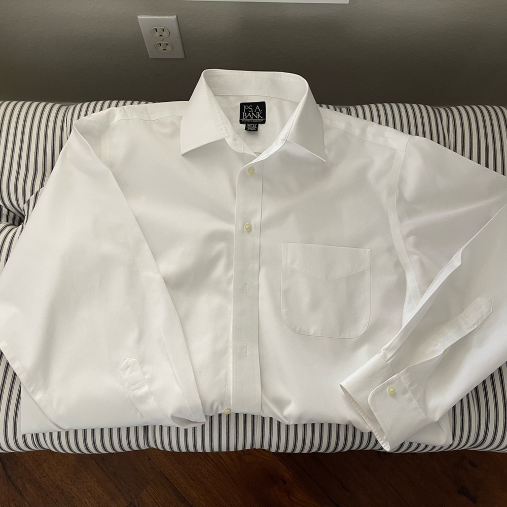 JOs. A. Bank- White Dress Shirt